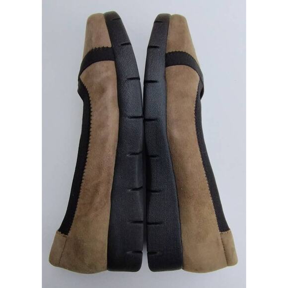 Clarks Women's Daelyn Hill Wedge Slip on Comfort Ballerina Flat Brown 7 Spring - Picture 6 of 12